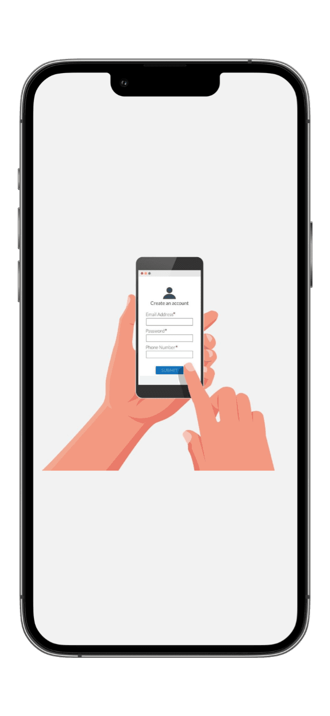 Online registration step